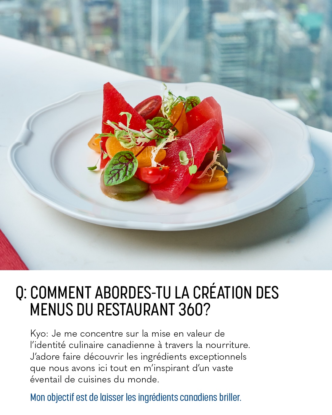 Culinary team moment at 360 Restaurant