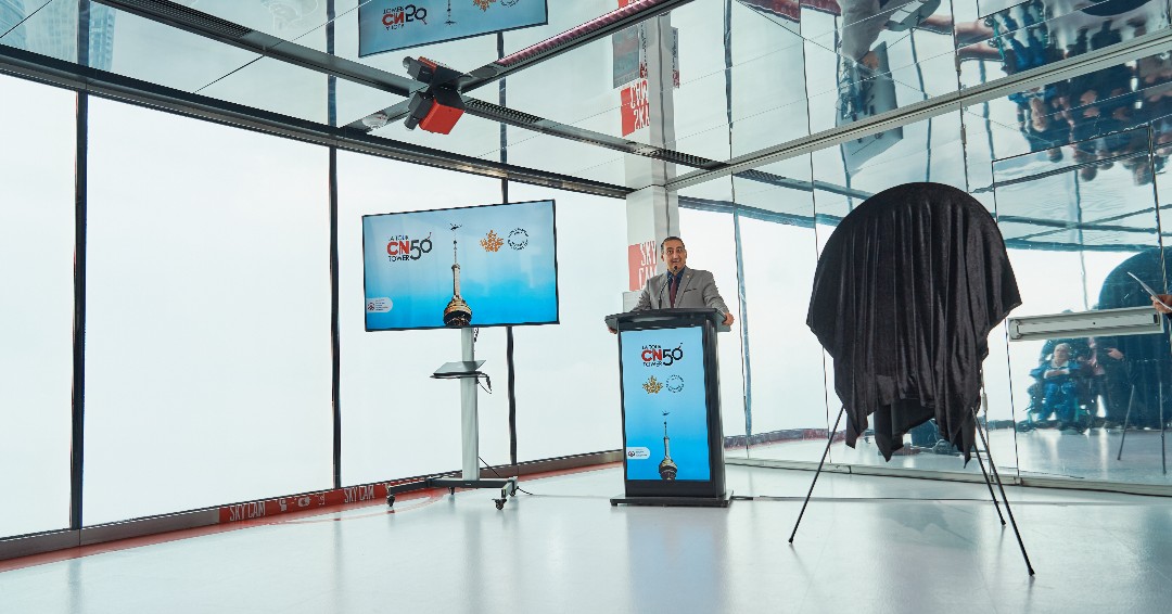 Presentation event at the CN Tower