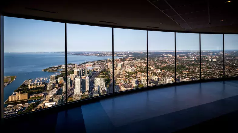 Panorama view from the CN Tower